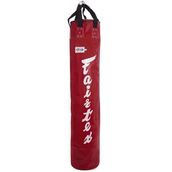Чехол боксерского мешка Цилиндрический FAIRTEX HB6 Материал: Полиуретан (PU) Габаритные размеры: высота -180 см Цвет: Красный