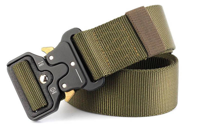 Тактичний ремень Tactical Belt TY-6840 Матеріал: нейлон, метал. Розмір: 125*3,8 см. Колір: оливковий