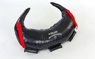 Мешок Болгарский тренировочный Zelart Bulgarian Bag FI-5024-10 Материал: (PVC). Размер: 68 см. Вес: 10 кг. Цвет: чёрный