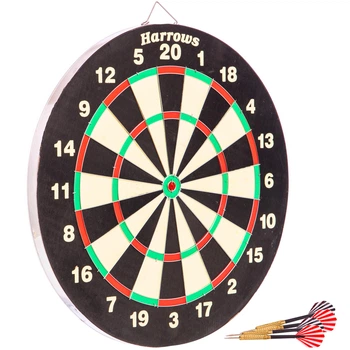 Мишень для игры в дартс BRISTOW FAMILY DART GAME BOARD JE08D Материал: Прессованный картон, металл Размеры: диаметр 45см