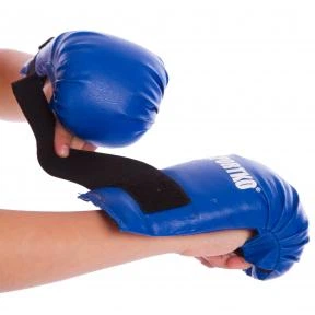 Перчатки накладки для каратэ SPORTKO UR NK2 S синий