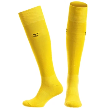 Гетры футбольные мужские MIZUNO 95627 (хлопок, PL, р-р 40-45, желтый)