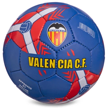 Мяч футбольный №5 Гриппи 5сл. VALENCIA FB-6727 (№5, 5 сл., сшит вручную)