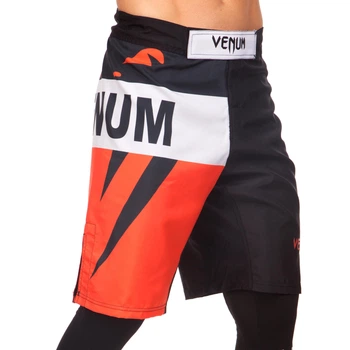 Шорты для смешанных единоборств ММА VNM REVENGE CO-5817 (PL, р-р M, черный-красный-белый)