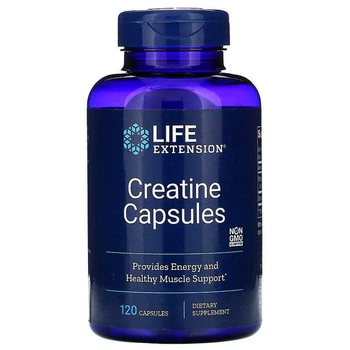 Креатин Life Extension "Creatine Capsules" с витамином С, 1000 мг (120 капсул)