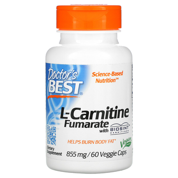 L-Карнитин фумарат Doctor's Best "L-Carnitine Fumarate" 855 мг (60 капсул)