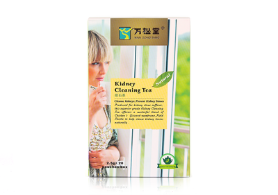 Почечный чай Wan Song Tang "Kidney Cleaning Tea" китайский травяной чай для почек (20 пакетиков)