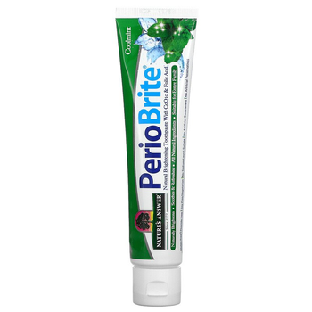 Зубная паста Nature's Answer, PerioBrite, отбеливающая со вкусом прохладной мяты, 113 г
