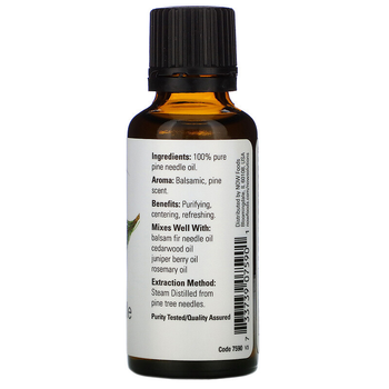 Эфирное масло сосновой хвои NOW Foods, Essential Oils, Pine Needle, 30 мл