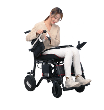 Легка складна електричний візок для інвалідів MIRID D6029