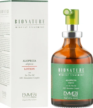 Лосьйон проти алопеції з олією чайного дерева - Emmebi Italia BioNatural Mineral Treatment Alopecia Lotion 50ml (866501-66980)