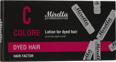 Лосьйон для фарбованого волосся - Mirella Professional HAIR FACTOR Lotion for Dyed Hair 10x10ml (524257-98940)