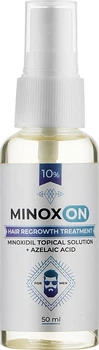 Лосьон для роста волос 10% - Minoxon Hair Regrowth Treatment Minoxidil Topical Solution + Azelaic Acid 10% 50ml (963300-61990)