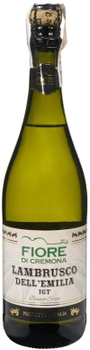 Вино полуигристое Fiore di Cremona Lambrusco Dell`Emilia IGT Bianco Secco белое сухое 0.75 л 10.5% (8008820163884)