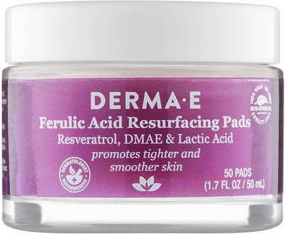Отшелушивающие пилинг-диски для лица - Derma E Ferulic Acid Resurfacing Pads 50шт (923344-5375)
