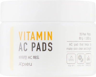 Пилинг-диски для очищения кожи лица - A'pieu Vitamin AC Pad 35шт (607577-1426)