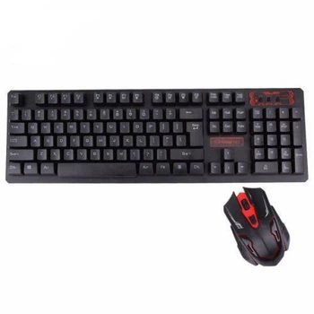 Беспроводная игровая клавиатура и мышь KeyBoard HK-6500
