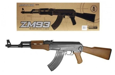 Автомат металевий на кульках АК-47 Калашніков Cyma ZM93