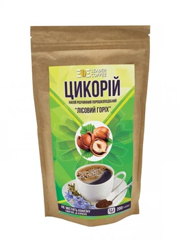 Цикорий растворимый ТМ"LEADERCOFFEE" Лесной орех, 200г