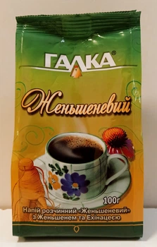 Напій розчинний Женьшеневий з женьшенем та ехінацеєю Галка 100г