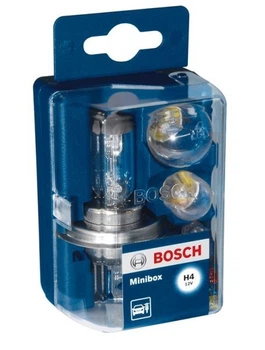 Автомобильная лампа (набор) Bosch 12В Pure Light H4; P21W/R5W/T4W - предохранитель 1:10; 15; 20А в кейсе