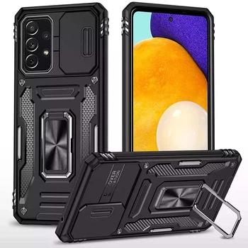 Чохол протиударний Epik Defender Cam Ring Case на Samsung Galaxy A52 4G / A52 5G / A52s Чорний / Black