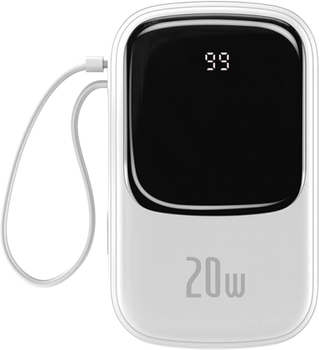 УМБ Baseus Power Bank Qpow PPQD-H02 20000 mAh White (PPQD-H02)