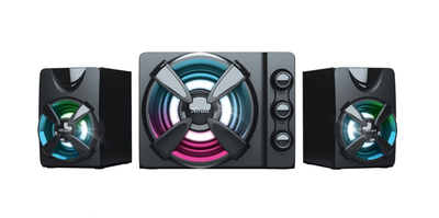 Акустична система (Колонки) Trust 2.1 Ziva RGB USB Black