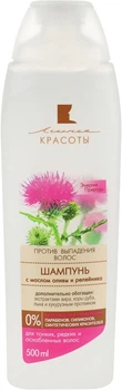 Шампунь против выпадения волос с маслом оливы и репейника - Линия красоты 500ml (372367-70264)