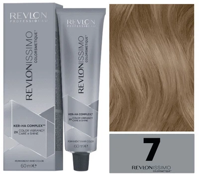 Farba do włosów Revlon Professional Revlonissimo Colorsmetique Ker-Ha Complex 7 60 ml (8007376058262)