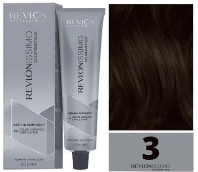 Farba do włosów Revlon Professional Revlonissimo Colorsmetique Ker-Ha Complex 3 60 ml (8007376058224)