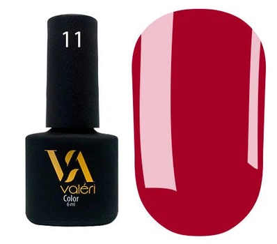 Гель-лак Valeri Color 011 красновато-малиновый 6 мл