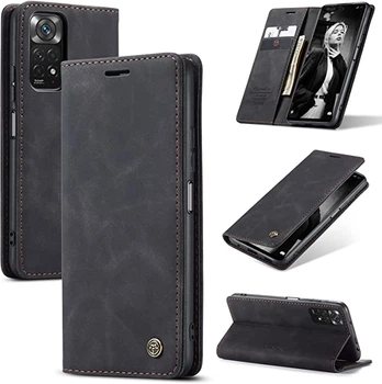 Чехол книжка с магнитом Xiaomi Redmi Note 11 CaseMe Black (29283-2B)