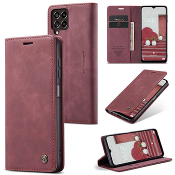 Чехол книжка с магнитом Samsung Galaxy M33 5G M336 CaseMe Wine (29274-42)