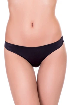 Женские трусики бразилиана Lormar Jenna Nero 42(S) Черный