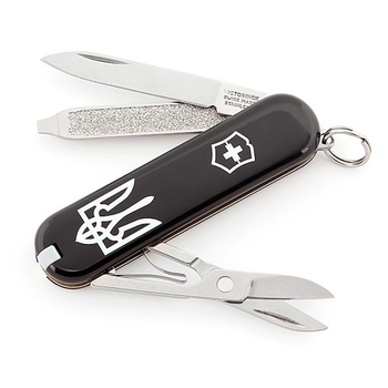 Швейцарский мультиинструмент Victorinox Classic SD 58 мм Герб Черный 0.6223.3_T0010r