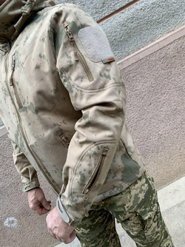 Теплая на Флисе Куртка-Реглан Военная Куртка Водонепроницаемая Тактическая Военная Флиска Размер S