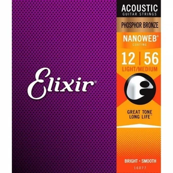 Струны для акустической гитары Elixir PB NW LM (12/56)