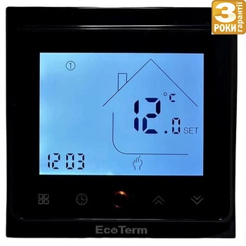 Терморегулятор Ecoterm PRO WI-FI White/Black