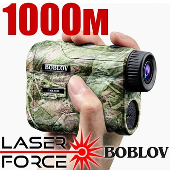 Лазерний далекомір професійний до 1000 метрів Boblov NK-1000 з вимірюванням кута (100904)