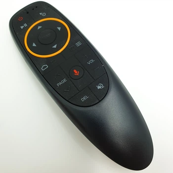 Универсальный аэропульт гиропульт для для Smart TV Android приставок пульт с гироскопом и голосовым вводом аэромышь Air Mouse черный