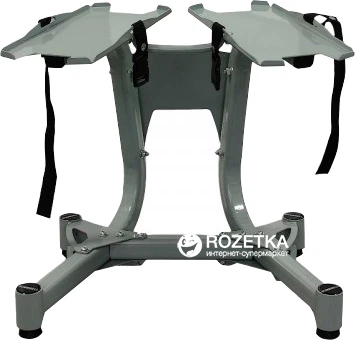 Подставка под гантели LiveUP ADJUSTABLE DUMBBELL RACK серые 65х55х60см LS1920