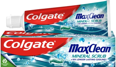 Зубна паста Colgate Max Clean Gentle Mineral Scrub Дбайливе очищення 75 мл (8718951327085)