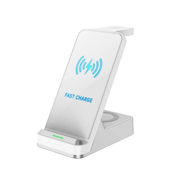 Док-станция STR 3 in 1 Wireless Charger Dock H15 (для iPhone/Apple Watch/AirPods) - White