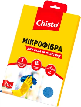 Серветка з мікрофібри Chisto для вікон та пластику (4820164151044)