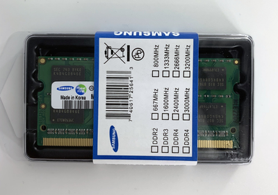 Модуль пам'яті SODIMM Samsung 8GB 1.35v 2Rx8 PC3-12800S-11-11-F3 DDR3L 1600Mhz