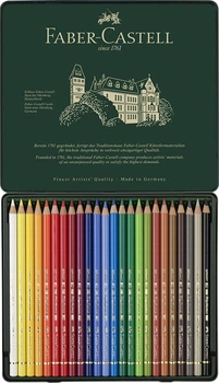 Набір кольорових художніх олівців Faber-Castell Polychromos 24 кол