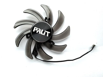 Вентилятор кулер для видеокарты Palit GTX 1660 Ti RTX 2060 2070 Dual (orgnl) FirstD FDC10H12S9-C (GA91S2U TH9210S2H-PAA01) кабель 10 см (№158.52)
