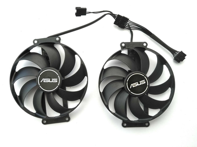Вентилятор Champion для видеокарты ASUS DUAL CF9010U12S (FDC10H12S9-C T129215SU) комплект 2 шт (№372)