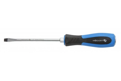 Викрутка силова з металевим потиличником шліць Hoegert SL5,5×100 мм, CrV HT1S064